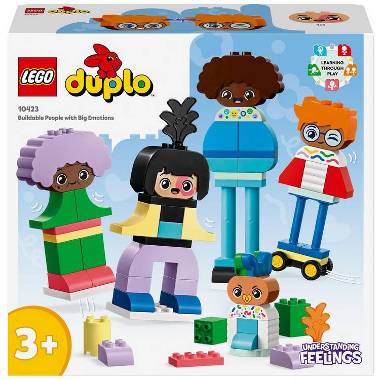 LEGO DUPLO Town Buildable People Big Emotions set 10423, imported from the UK