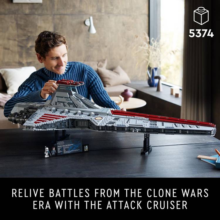 LEGO Star Wars Venator-Class Cruiser UCS 75367, imported from the UK
