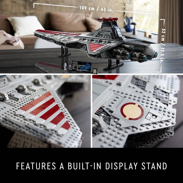 LEGO Star Wars Venator-Class Cruiser UCS 75367, imported from the UK