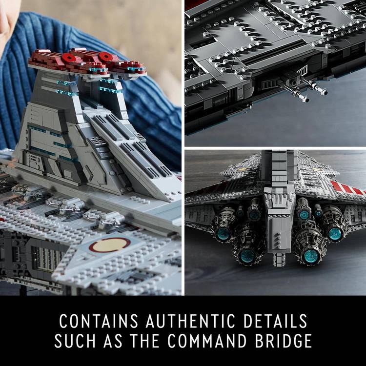 LEGO Star Wars Venator-Class Cruiser UCS 75367, imported from the UK