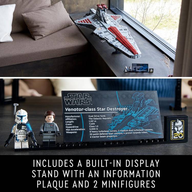 LEGO Star Wars Venator-Class Cruiser UCS 75367, imported from the UK