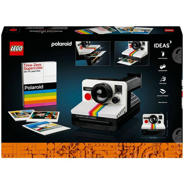 LEGO Ideas Polaroid OneStep SX-70 Camera Set 21345, imported from the UK