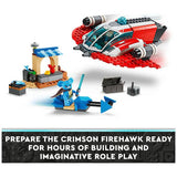 LEGO Crimson Firehawk building toy set, imported from the UK