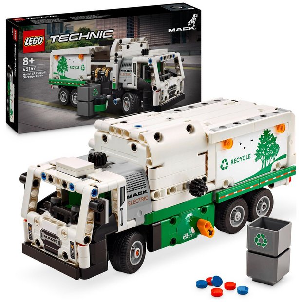 LEGO Technic Mack Electric Garbage Truck toy 503 pieces - British product