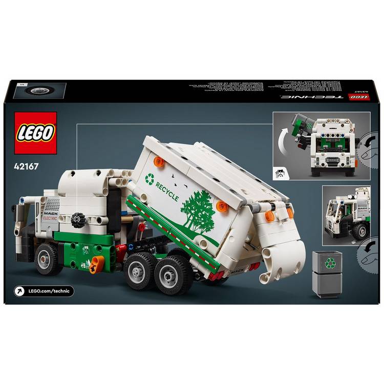LEGO Technic Mack Electric Garbage Truck toy 503 pieces - British product