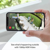 Ring Stick Up Cam Pro battery security camera white, imported from the UK