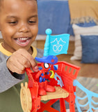 Marvel Spider-Man Water-Webs Spidey Island playset, imported from the UK