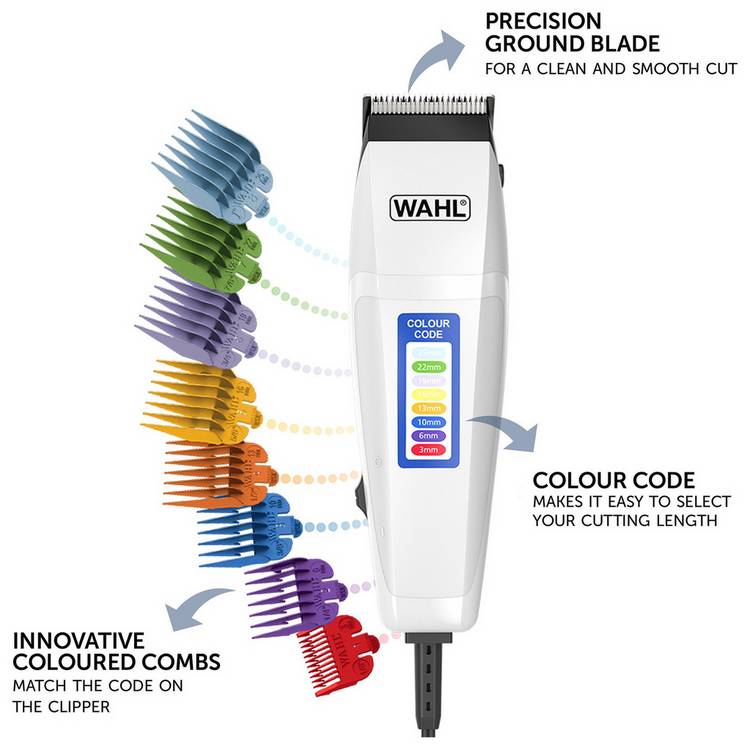 Wahl Colour Pro Styler hair clipper 9155-2417X, imported from the UK