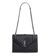 Harrods Saint Laurent Medium Envelope Matelassé Shoulder Bag- Buy online at McGrocer