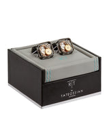 Harrods Tateossian Square Gear Cufflinks- Buy online at McGrocer