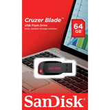 SanDisk USB flash drive 64GB, imported from the UK