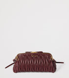 Miu Miu matelassé leather clutch bag, UK version