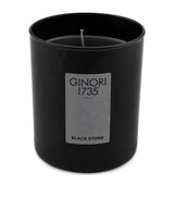 Harrods Black Stone Scented Candle with Spice and Amber Notes, 350g- Buy online at McGrocer