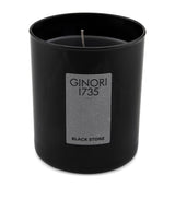 Harrods Black Stone Scented Candle with Spice and Amber Notes, 350g- Buy online at McGrocer