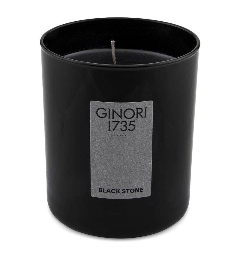 Ginori 1735 Black Stone Candle 350g, UK version