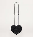 Alaïa suede embellished Le Coeur shoulder bag, imported from the UK