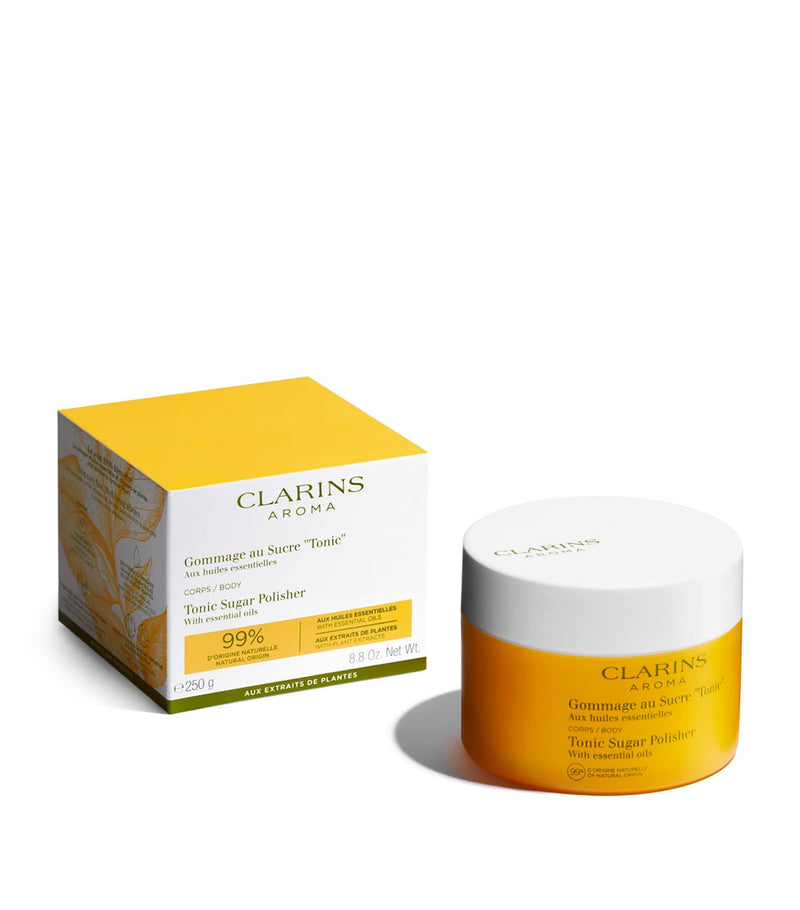 Clarins body scrub Tonic Sugar Polisher 250g (British brand)