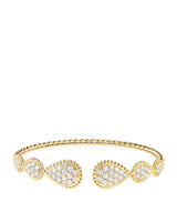 Harrods Boucheron Small Yellow Gold and Diamond Serpent Bohème Bracelet- Buy online at McGrocer
