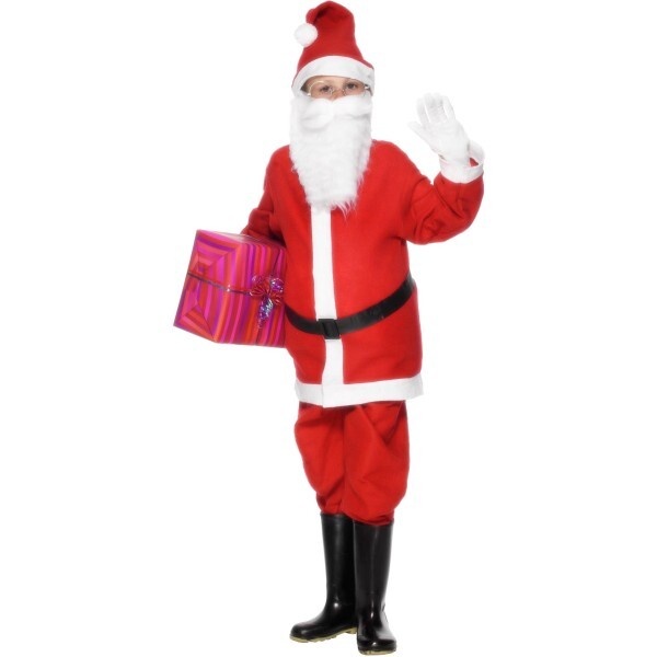 Smiffys Santa Boy costume complete outfit UK version