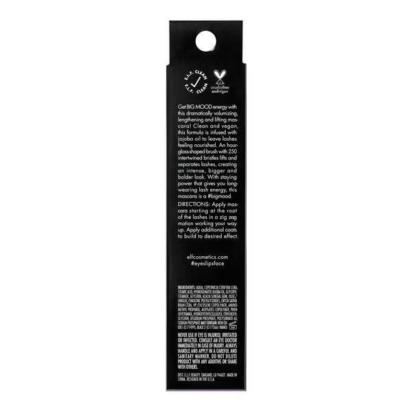e.l.f. Big Mood Mascara Pitch Black - British product