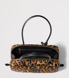 Miu Miu top-handle bag leopard calf hair (British brand)