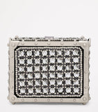 Dolce&Gabbana crystal-embellished shoulder bag, imported from the UK