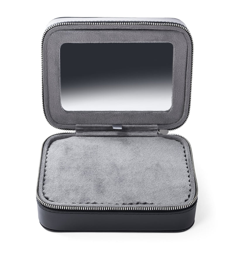 Buben & Zorweg leather Roma jewellery case 6.5cm x 16cm x 12cm - British product