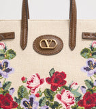 Valentino Garavani small floral jacquard Antibes tote bag, UK version