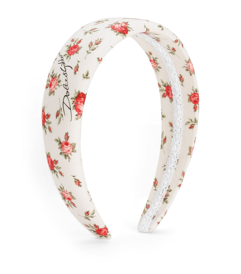 Dolce&Gabbana Kids floral headband, imported from the UK