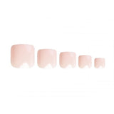 Nail HQ baby pink toenails 24 pieces - British product