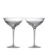 Harrods Waterford Copper Coast Crystal Coupe Glasses Set of 2- Buy online at McGrocer
