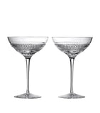 Waterford Copper Coast coupe glasses set of 2 (British brand)