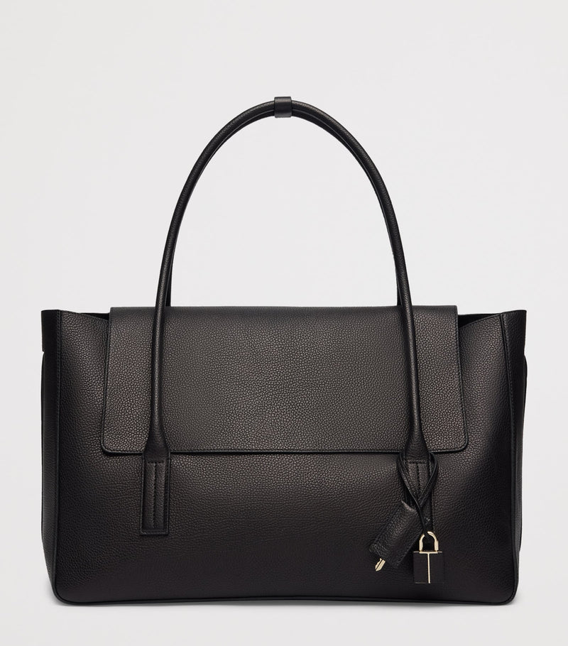 TOM FORD Eclipse shoulder bag in grained leather - British product