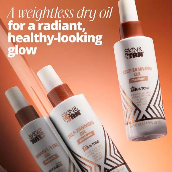 Skin & Tan Tan & Tone Oil Medium (British brand)