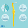 Tepe Angle Interdental Brush Yellow, imported from the UK