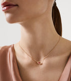 Piaget rose gold and pink sapphire pendant, UK version
