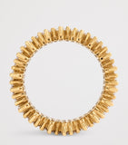 Suzanne Kalan yellow gold diamond stacker eternity ring size 7, UK version