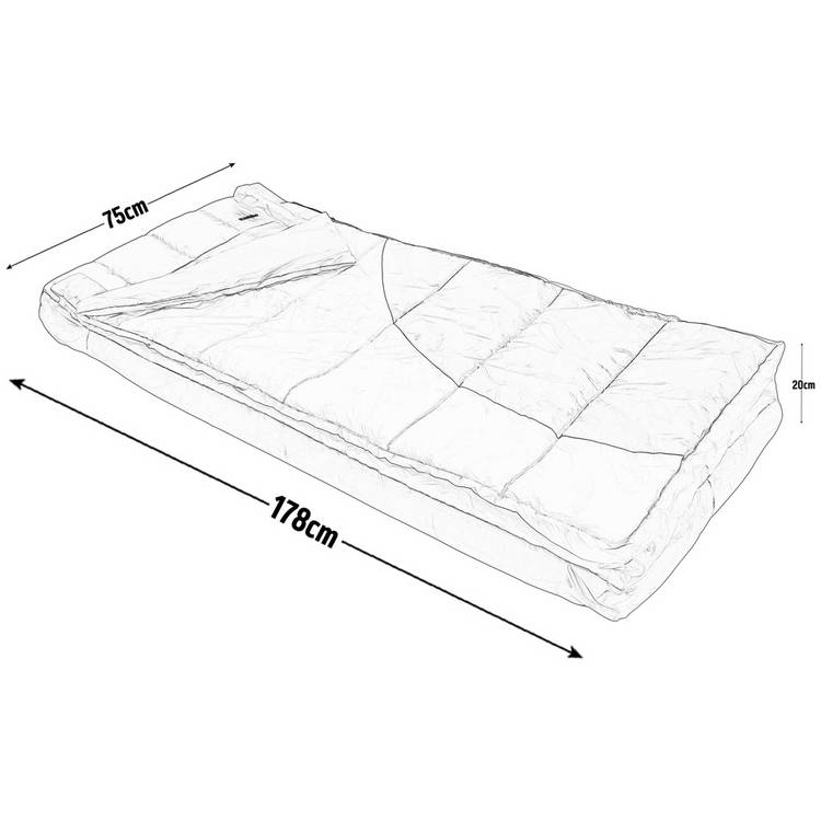 ReadyBed single size inflatable camping airbed, UK version