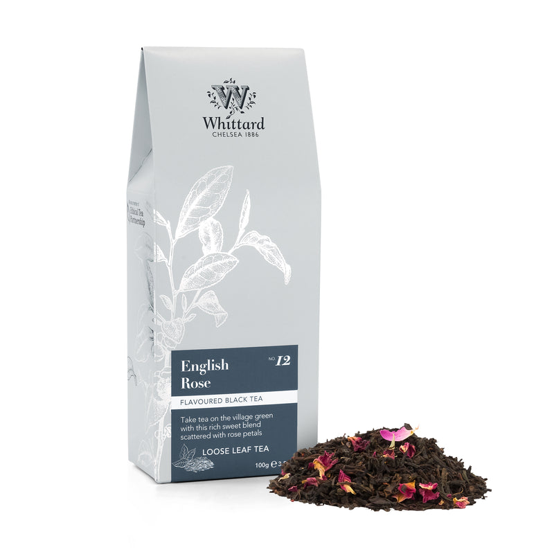 Whittard English Rose loose tea pouch 100g - British product