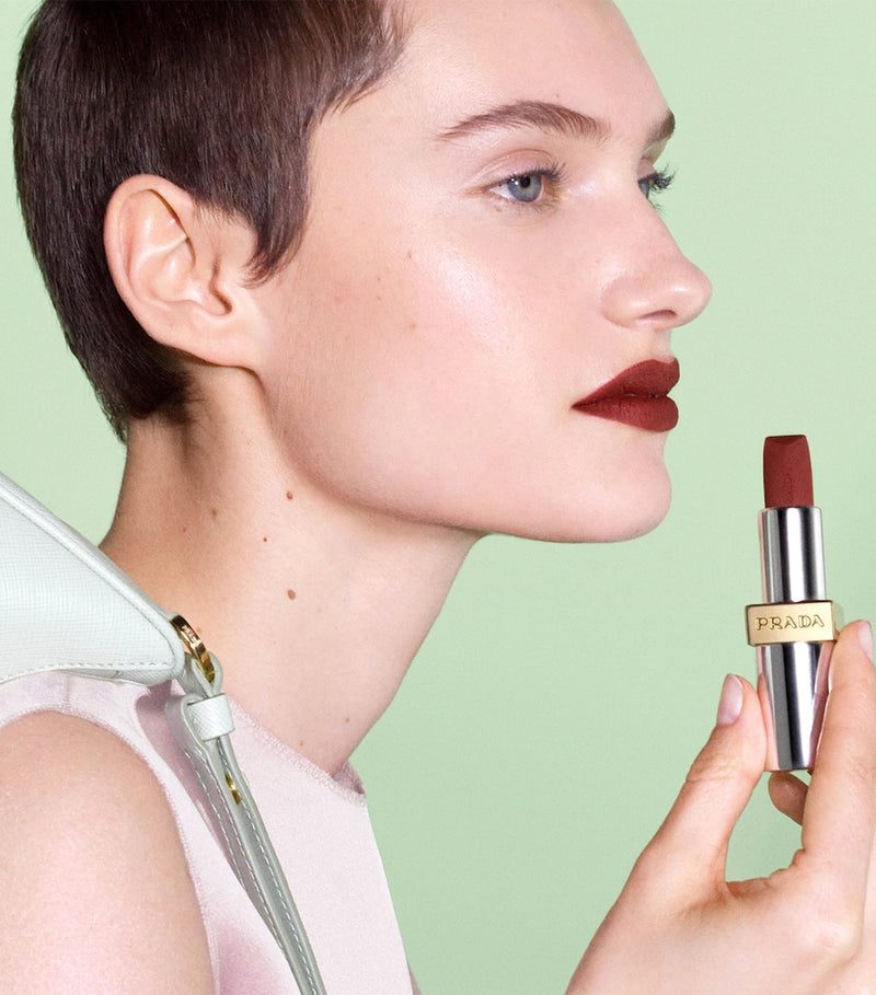 Prada Beauty Monochrome Hyper Matte Lipstick, imported from the UK