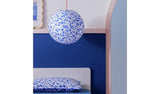 Habitat blue patterned lampshade 50cm imported from the UK