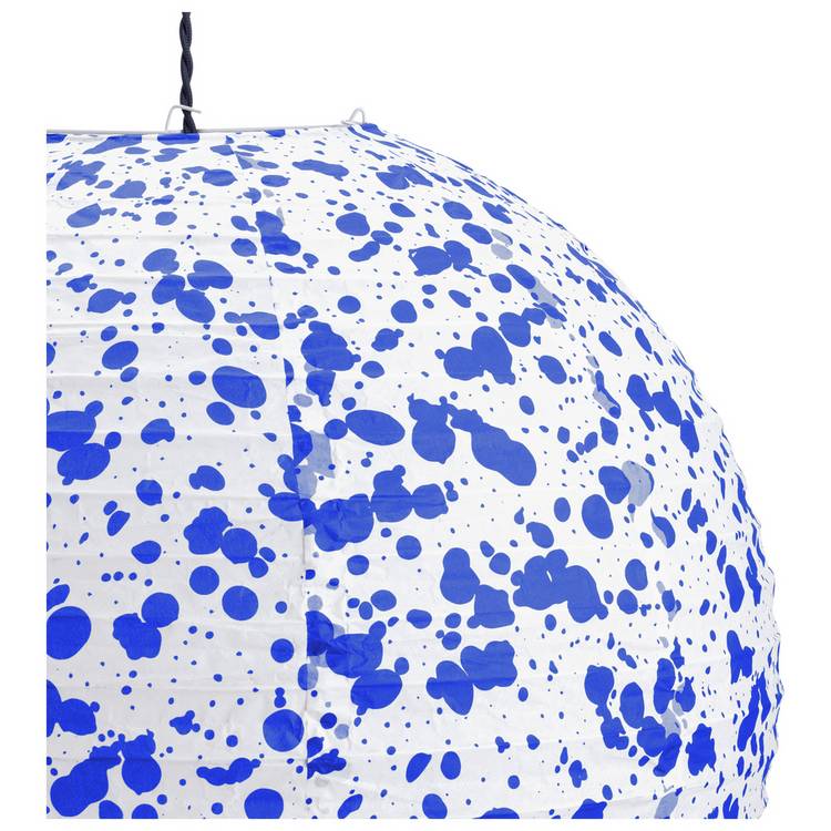 Habitat blue patterned lampshade 50cm imported from the UK