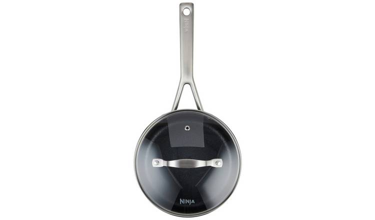 Ninja Zerostick Essentials 18cm aluminium saucepan with lid - British product
