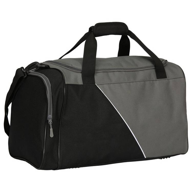 Training holdall black grey small size, imported from the UK
