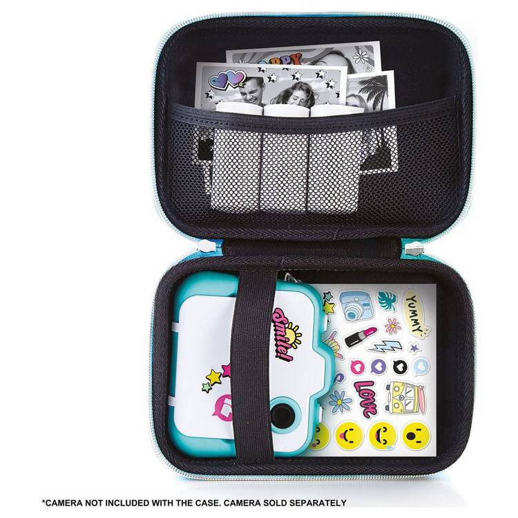 Photo Creator instant camera case teal-blue gradient, imported from the UK
