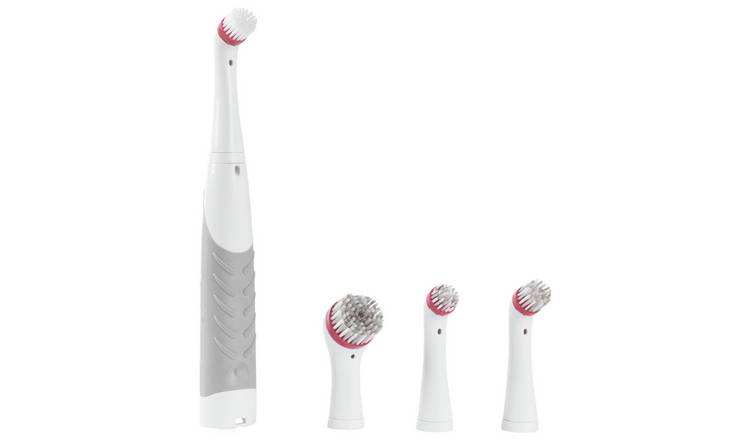 Kleeneze deep clean power scrubber brush with 4 heads (British brand)