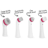 Kleeneze deep clean power scrubber brush with 4 heads (British brand)