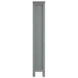 GFW Bergen shoe storage cabinet grey - British product