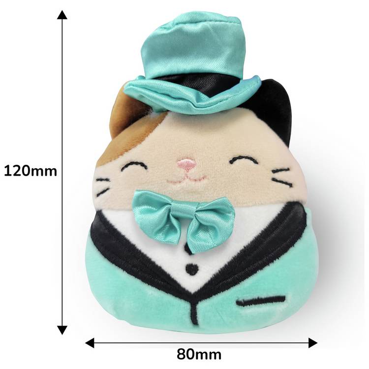 Squishmallows Monopoly board game with Cam the Cat plush, imported from the UK
