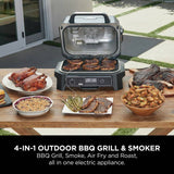 Ninja Woodfire Pro XL electric BBQ grill and smoker, UK version